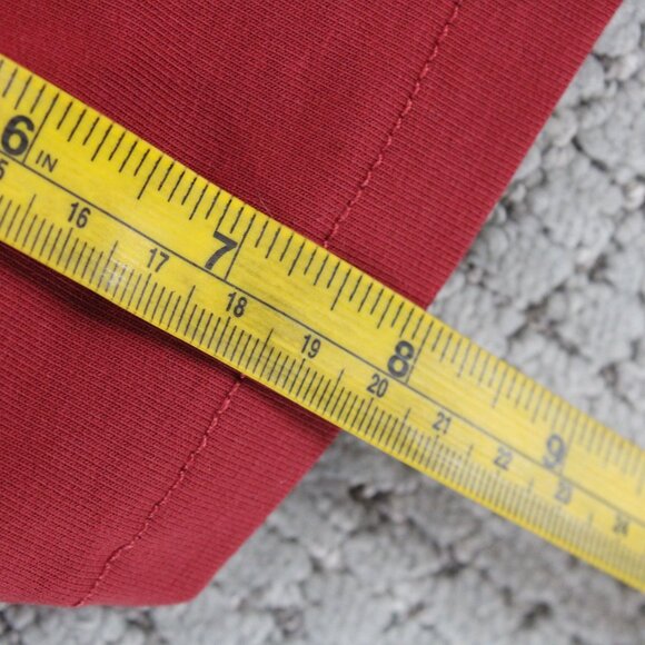 Swet Tailor Chino Shorts Mens Size 28 Red Solid Casual Soft Outdoor NWT - Picture 8 of 9